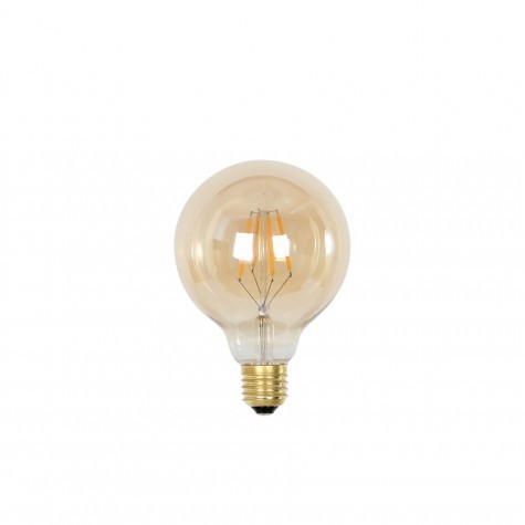 Light & Living - LED Globe Bernstein - dimmbar Orange ø 9,5 cm